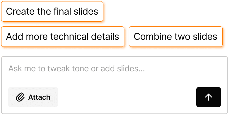 Guided prompts to keep work moving